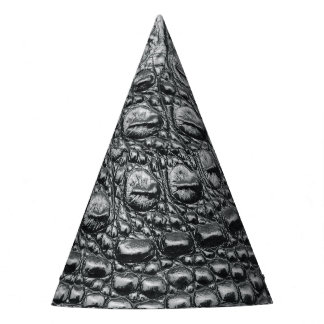 Krokodile Noir: Mystik aus schwarzem Leder Partyhütchen