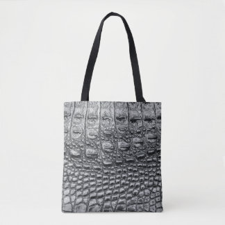Krokodile Noir: Mystik aus schwarzem Leder Tasche