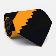 Krokodile oder Treppen Schwarz-Orange-Muster