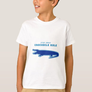 Krokodile-Regel (blau) T-Shirt