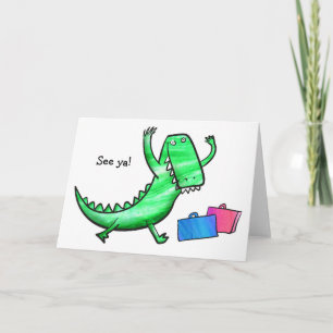 Krokodile verlassend Karte
