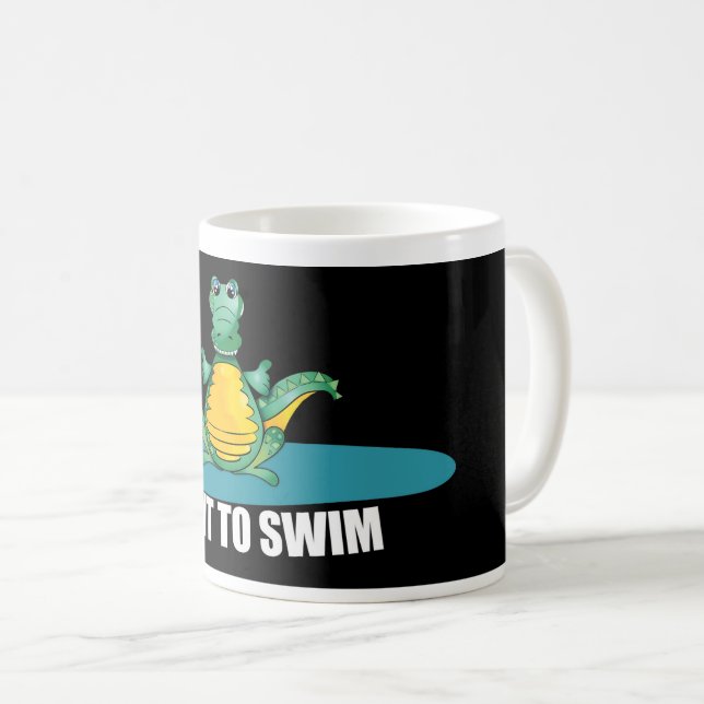 Krokodilkaffee-Tasse Kaffeetasse (VorderseiteRechts)