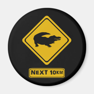 Krokodilstrasse Magnet