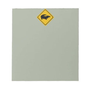 Krokodilstrasse Notizblock