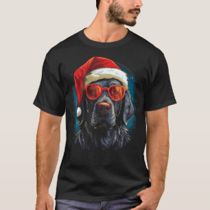 Kromfohrlander Dog Weihnachtsbrille Xmas Holid T-Shirt