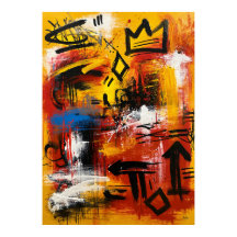 Kron-Signal Neo-Expressionistische Abstrakte Kunst