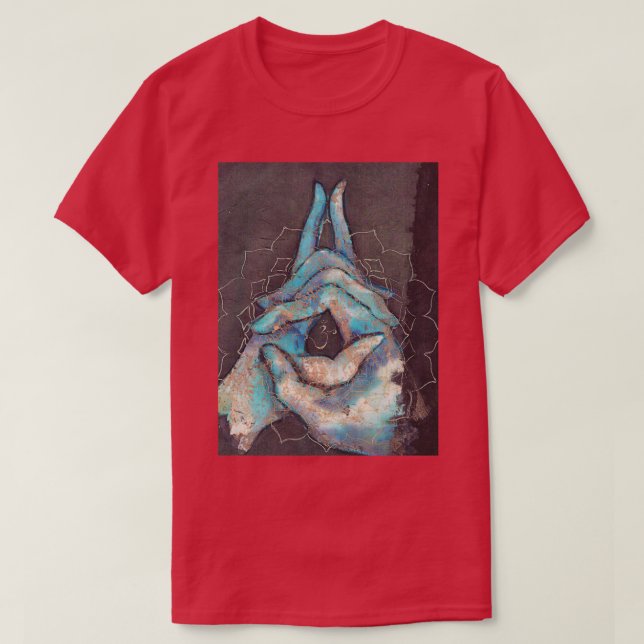 Kronchakra mudra T-Shirt (Design vorne)