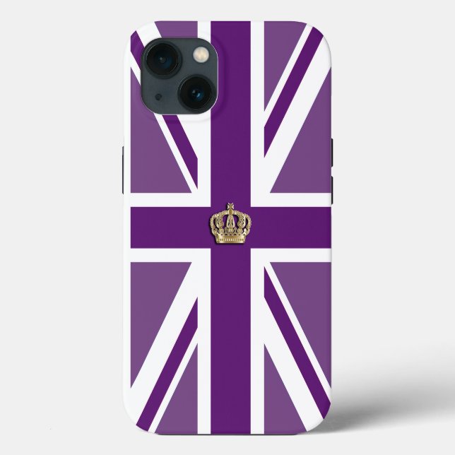 Krone auf der Britischen Flagge der Patriotischen  Case-Mate iPhone Hülle (Rückseite)