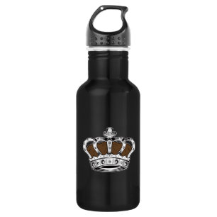 Krone - braun edelstahlflasche