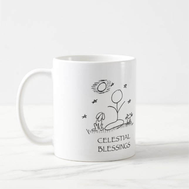 Krone Chakra Taschen-Guru-Tasse Kaffeetasse (Links)