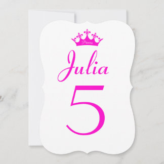 Krone der Prinzessin Einladung
