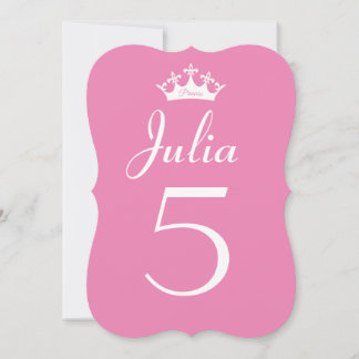 Krone der Prinzessin Einladung