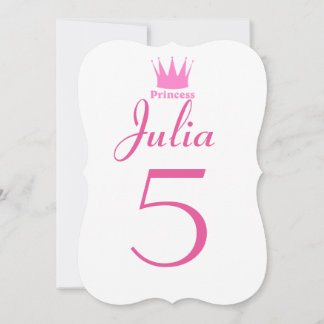 Krone der Prinzessin Einladung