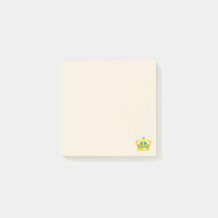 Krone Emoji Post-it Klebezettel