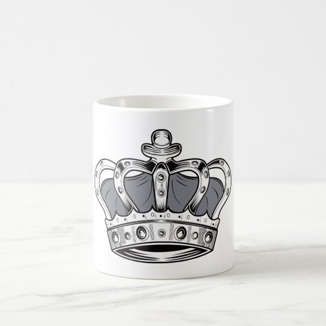 Krone - grau kaffeetasse (Mittel)