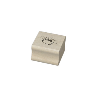 Krone Gummistempel