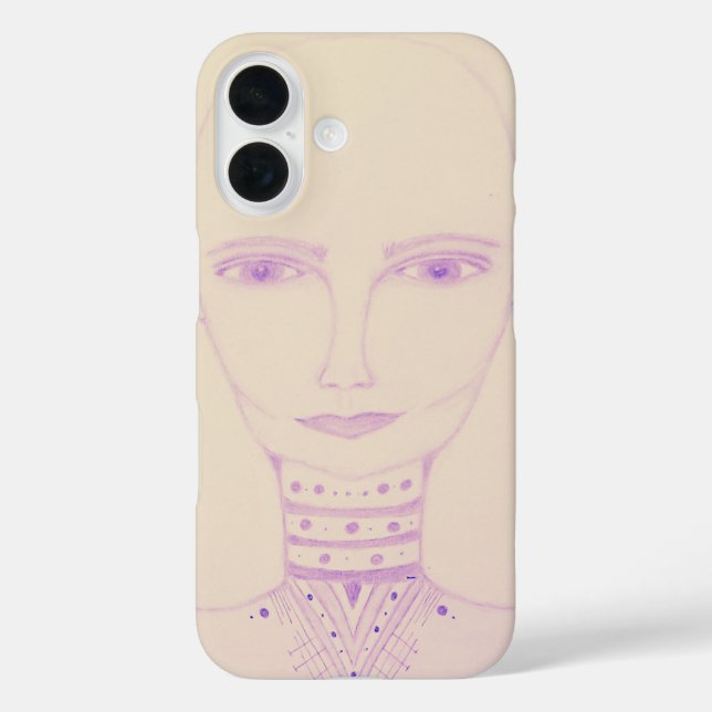 Krone iPhone 16 Hülle (Rückseite)