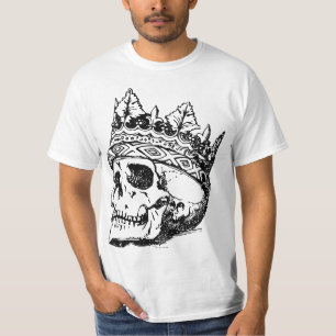 Krone und Totenkopf T-Shirt
