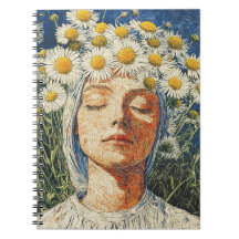 Krone von Petals Textured Nature Art Notebook