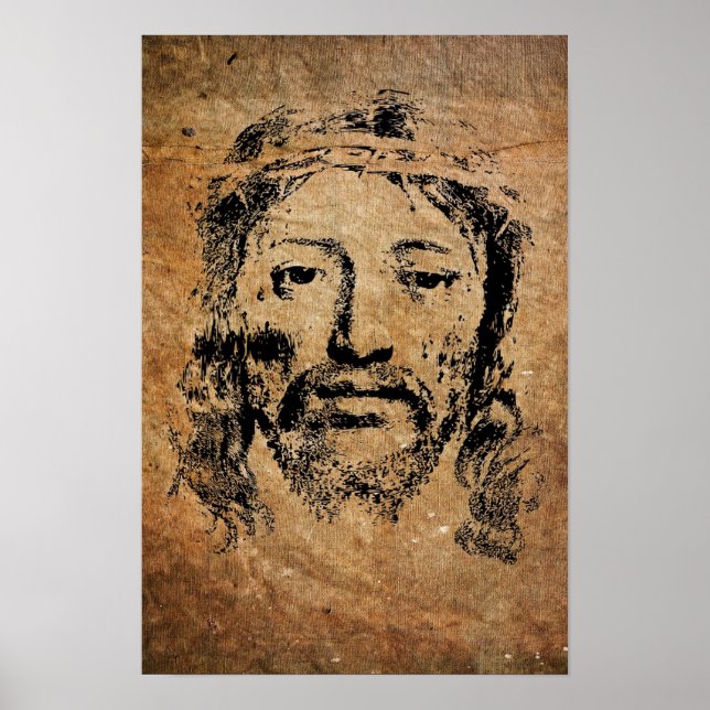 Krone von Thorns Jesus Poster (Vorne)