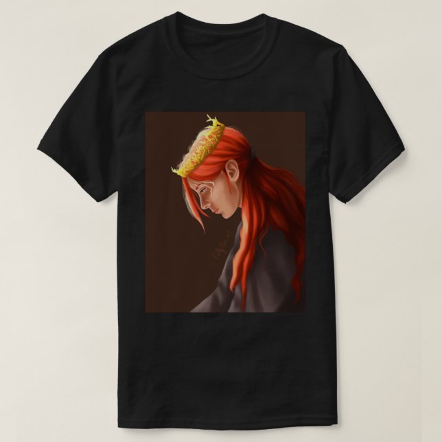 Krone von vergoldeten Knochen T-Shirt (Design vorne)
