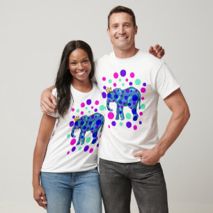 KronElefant mit Polka Dots T - Shirt