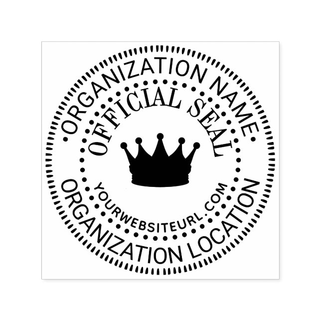 Kronen #1 Allgemeine URL für Offizielles Siegel Na Permastempel (Design)