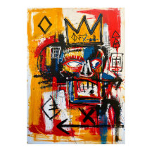 Kronen-Abstraktes-Gesicht Neo-Expressionistische K