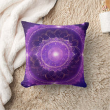 Kronen-Chakra Lila Mandala
