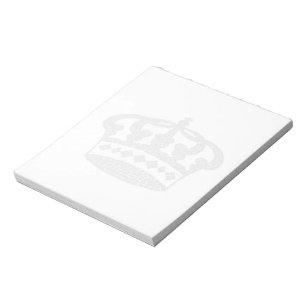 Kronen-Grafikdesign Notizblock