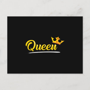 Kronen Königin Prinzessin Gold Royal Lustige Gesch Postkarte