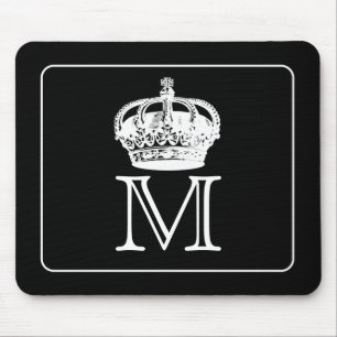 Kronen-Monogramm Mousepad