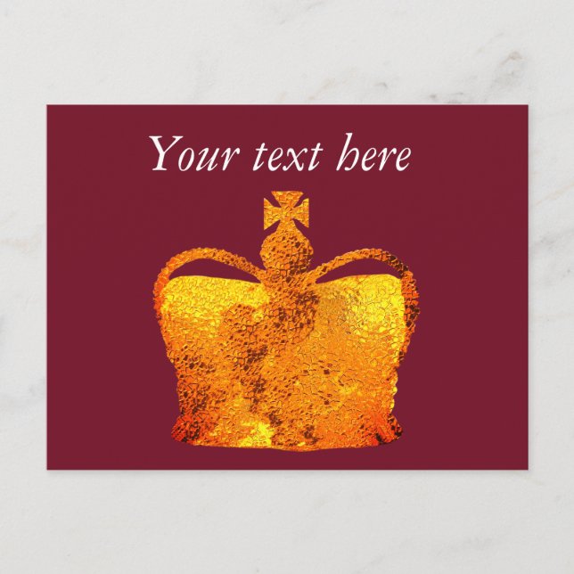 Kronen-Postkarte Postkarte (Vorderseite)