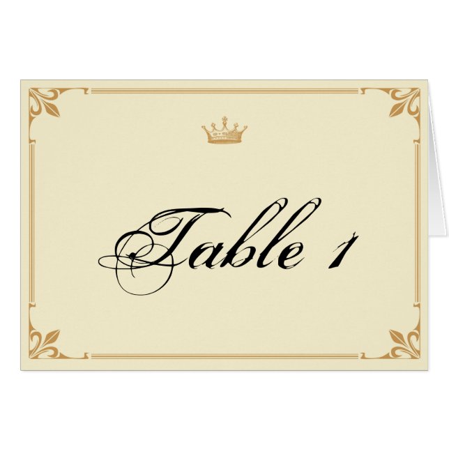 Kronen-Regentschaft in Goldelfenbein-Wedding (Vorderseite (Horizontal))