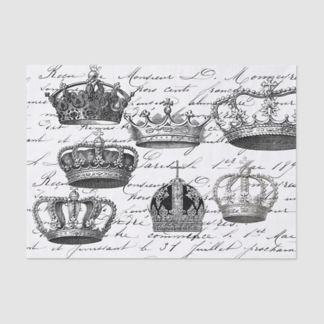 Kronen!! Seidenpapier (Vorderseite)