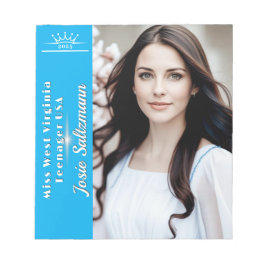 Kronen-Touch Sunburst Pageant Autograph Notepad Notizblock