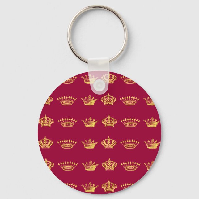 Kronendesigns Schlüsselanhänger (Vorderseite)