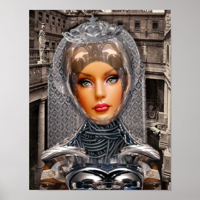 Kroneneinflussdruck Poster (Vorne)