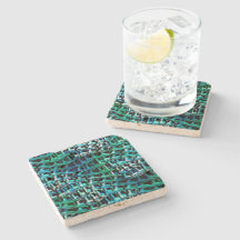 Kronenhalsbinde und Kraut, blausengrün