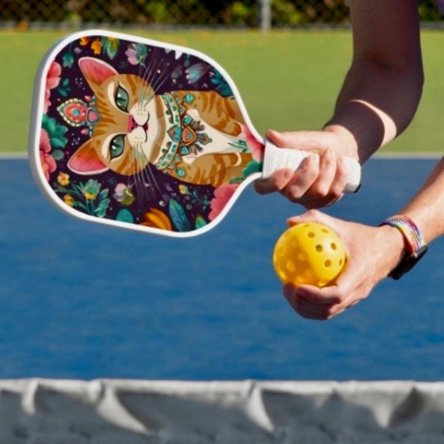 Kronenkatze Pickleball Schläger (Serve up fun with this pickleball racket—perfect for active people. 
)