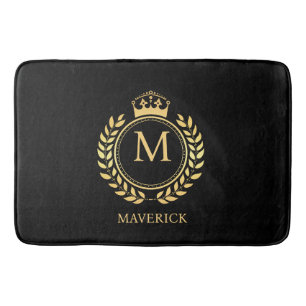 Kronenkranz Mit Monogramm Badematte