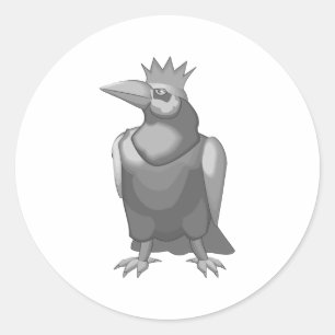 Kronenkreuz Runder Aufkleber