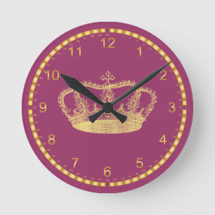 Kronenmauer Runde Wanduhr