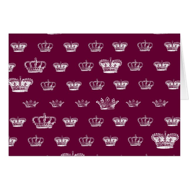 Kronenmuster in Weiß (Vorderseite (Horizontal))