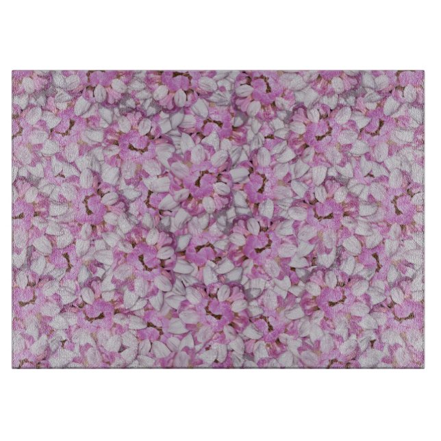 Kronenmuster Nahtloses Muster Schneidebrett (Vorderseite)