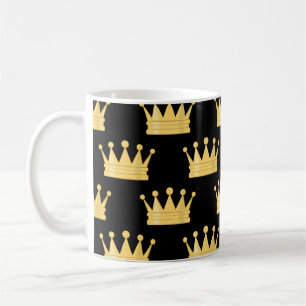 Kronennahes Muster Kaffeetasse