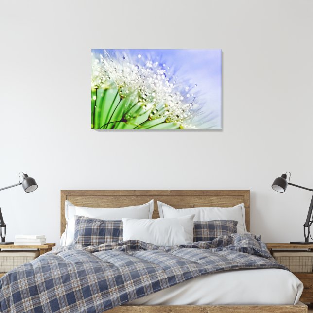Kronensamen mit Taubentropfen Leinwanddruck (Insitu (Schlafzimmer))
