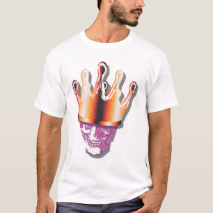 Kronenschädel, Lila Multi T-Shirt