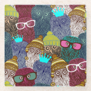 Kronenschale Glasuntersetzer