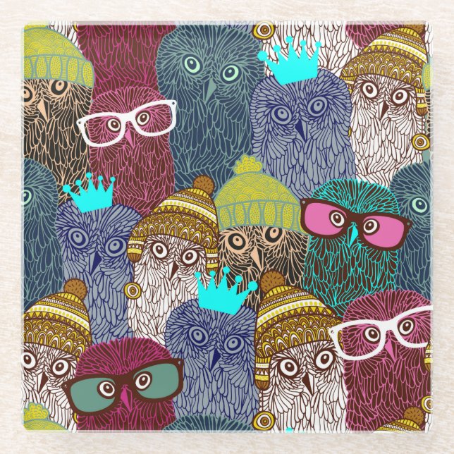 Kronenschale Glasuntersetzer (Vorderseite)